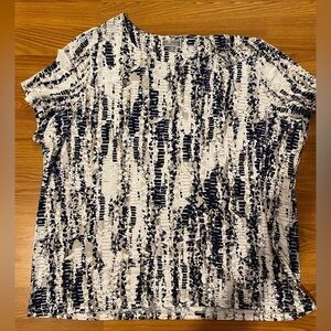 JM Collection Short Sleeve Blouse 3X (GH)